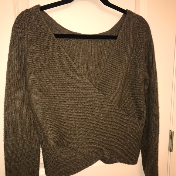 Aerie knit sweater with cross back! - Picture 2 of 5